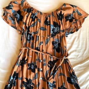 Faithfull the Brand Black Orchid dress